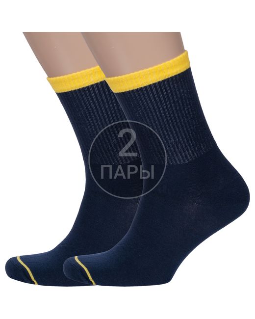 RuSocks Комплект носков мужских 2-М3-13749 разноцветных