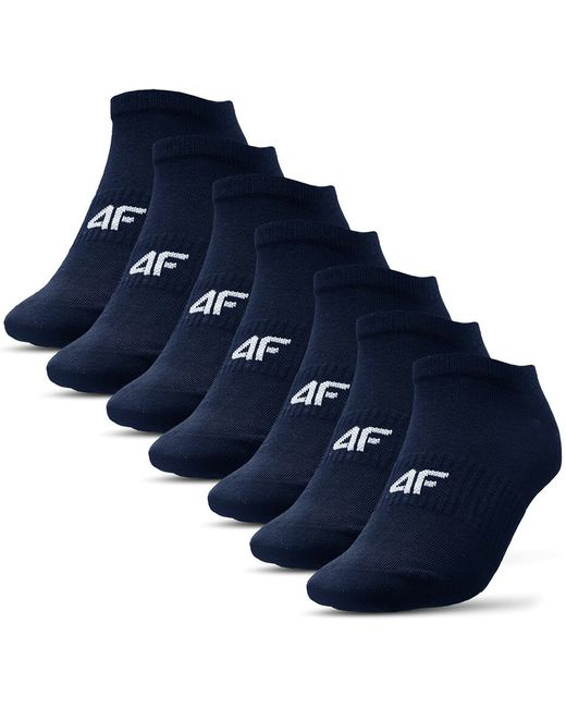 4F Комплект носков мужских SOCKS CAS M134 7pack синих 7 шт.