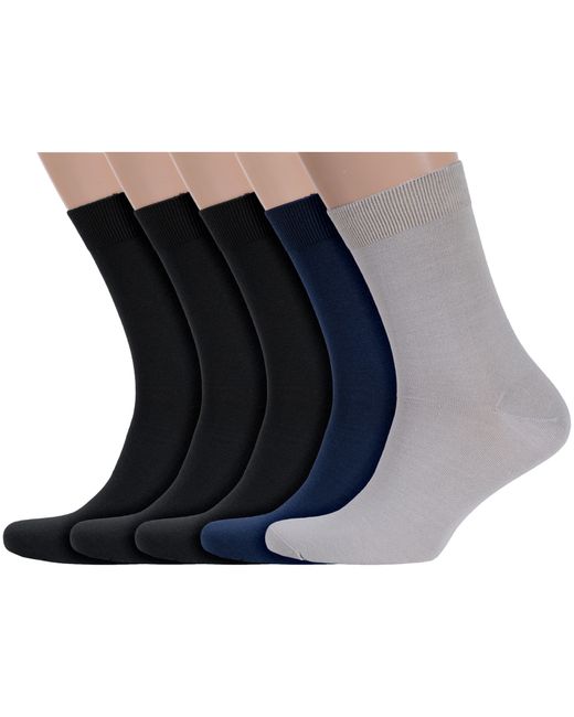 RuSocks Комплект носков мужских 5-М-1134 разноцветных