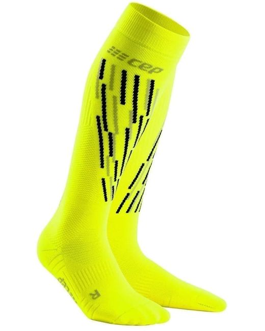Cep Гольфы Compression Knee Socks желтые