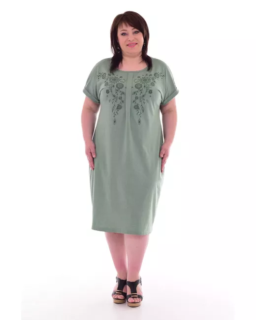 Новое кимоно Платье 4-67 зеленое
