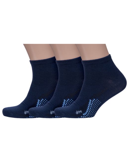 Наше Комплект носков мужских 3-522С1-3 синих