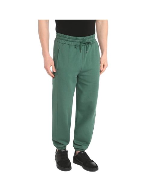 Maison David Спортивные брюки зеленые