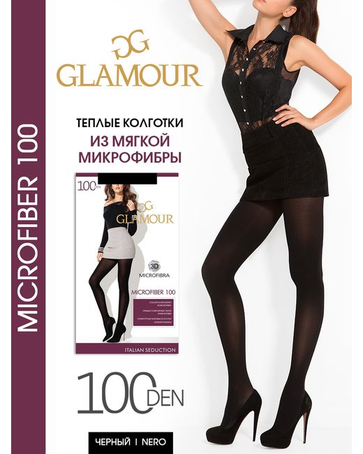 Glamour Колготки Microfiber 100 черные