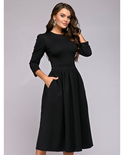 1001dress Платье 0122001-02221 черное