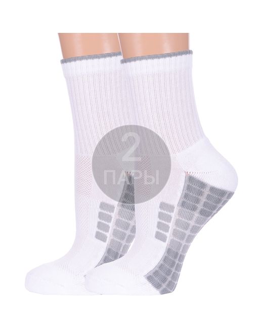 Para Socks Комплект носков унисекс 2-13S05 белых 2 пары