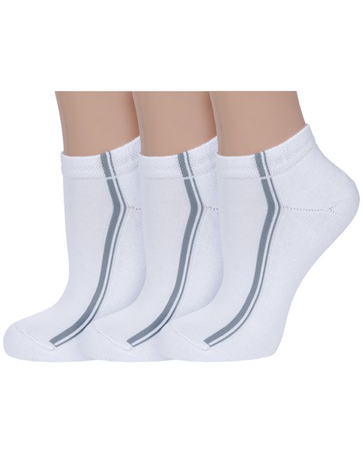 Lorenzline Комплект носков женских 3-С8М белых