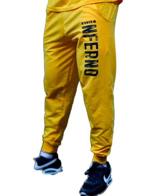 INFERNO style Спортивные брюки Б-001-001 желтые