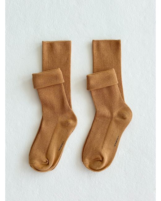 Tenden Комплект носков женских WSF21/04M коричневых 2 пары