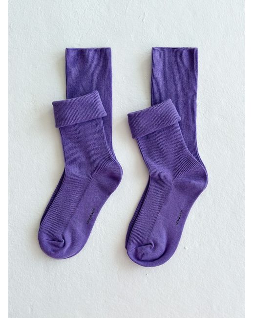 Tenden Комплект носков женских WSF21/04M фиолетовых 2 пары