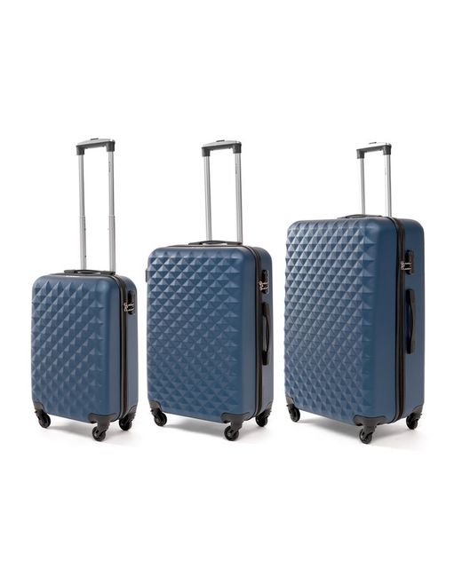 L'Case Комплект чемоданов унисекс Phatthaya темно
