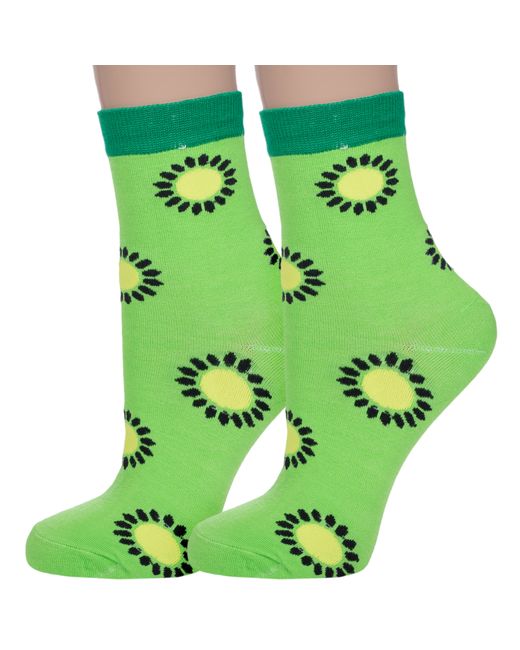 Hobby Line Комплект носков женских 2-218 зеленых
