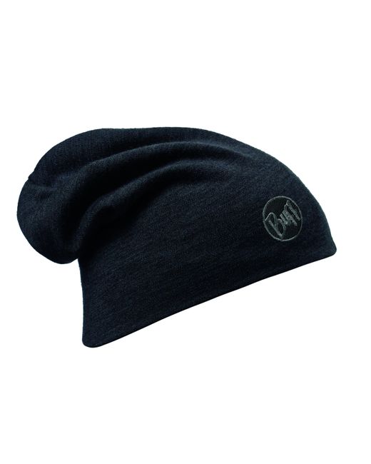 Buff Шапка-бини унисекс Heavyweight Merino Wool Hat solid black