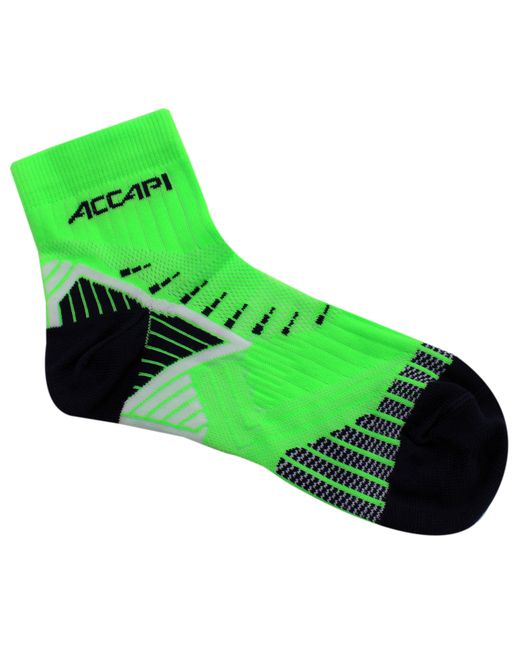 Accapi Носки Running Ultralight зеленые черные