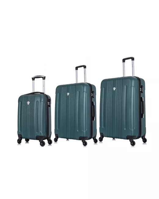 L'Case Комплект чемоданов унисекс Bangkok темно