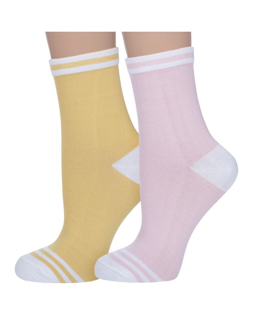 Hobby Line Комплект носков женских 2-1000 разноцветных