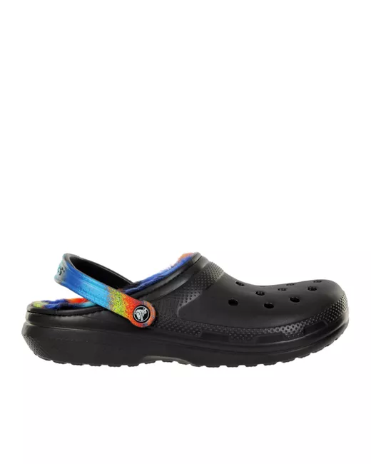 Crocs Сабо унисекс Classic Lined Spray Dye Clog черные