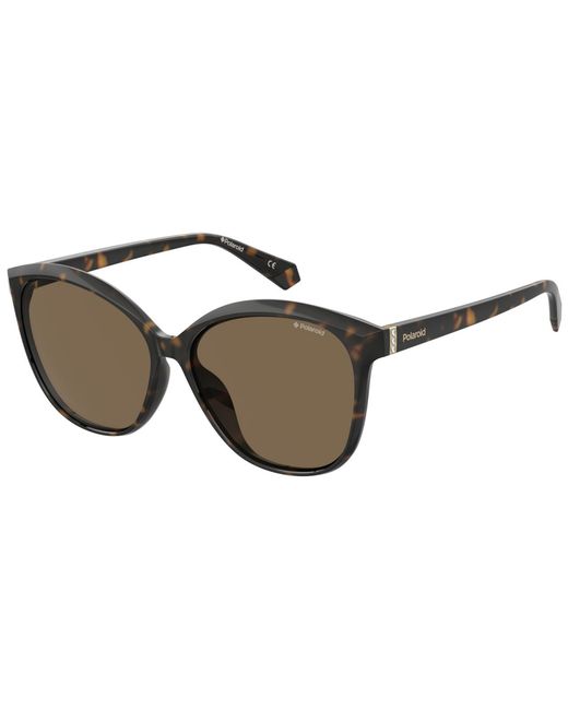 Polaroid Солнцезащитные очки PLD 4100/F/S коричневые