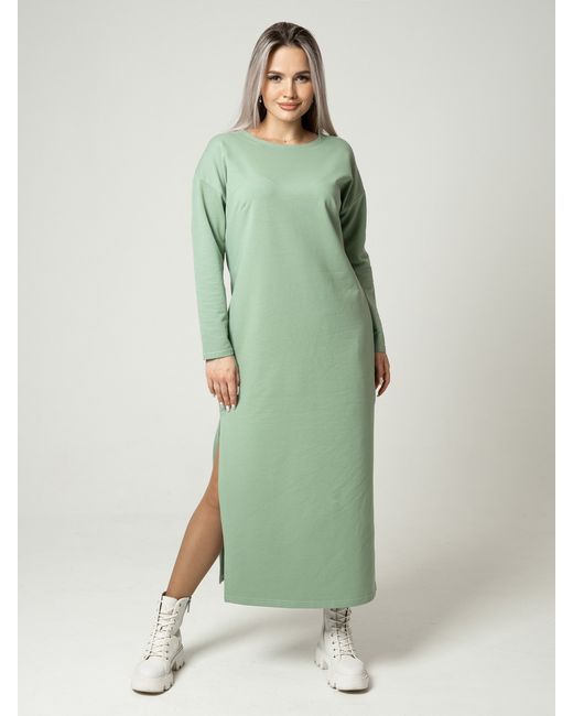 ElenaTex Платье П-169 зеленое