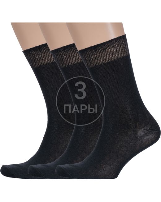 Борисоглебский трикотаж Комплект носков мужских 3-4С591 черных