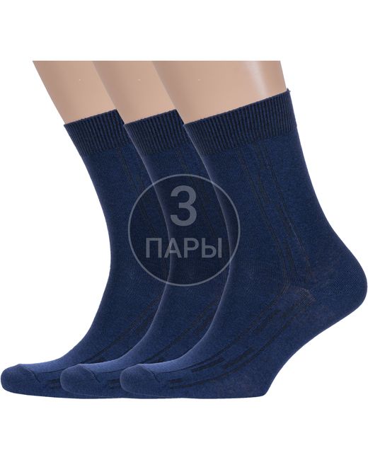 Борисоглебский трикотаж Комплект носков мужских 3-4С901 синих