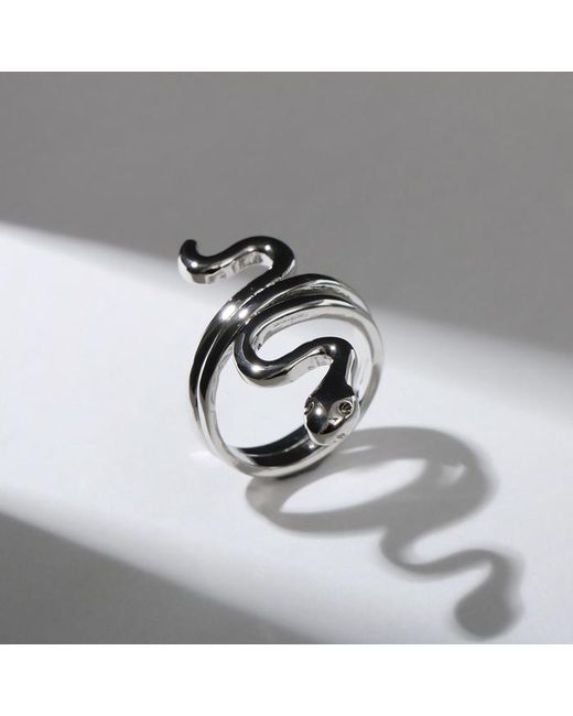 Nobrand Кольцо Змея спиралька серебро безразмерное