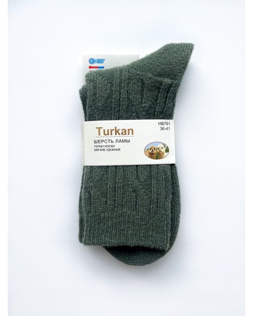 Turkan Носки Шерсть ламы зеленые