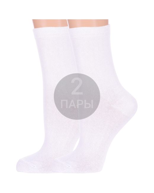 Para Socks Комплект носков женских 2-L1 белых 2 пары