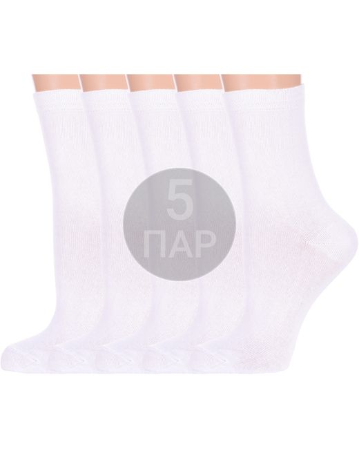 Para Socks Комплект носков женских 5-L1 белых 5 пар