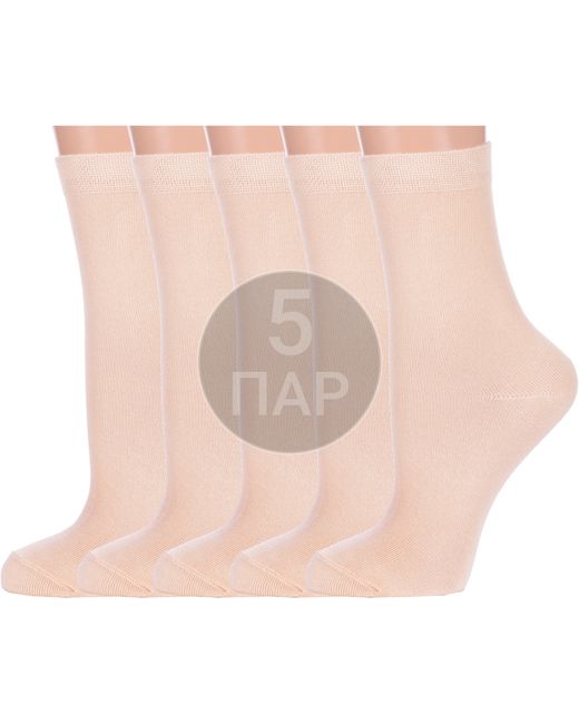 Para Socks Комплект носков женских 5-L1 бежевых 5 пар