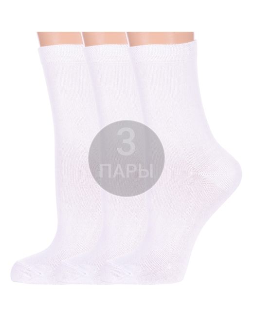 Para Socks Комплект носков женских 3-L1 белых 3 пары
