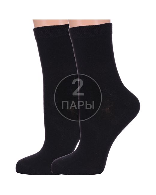 Para Socks Комплект носков женских 2-L1 черных 2 пары