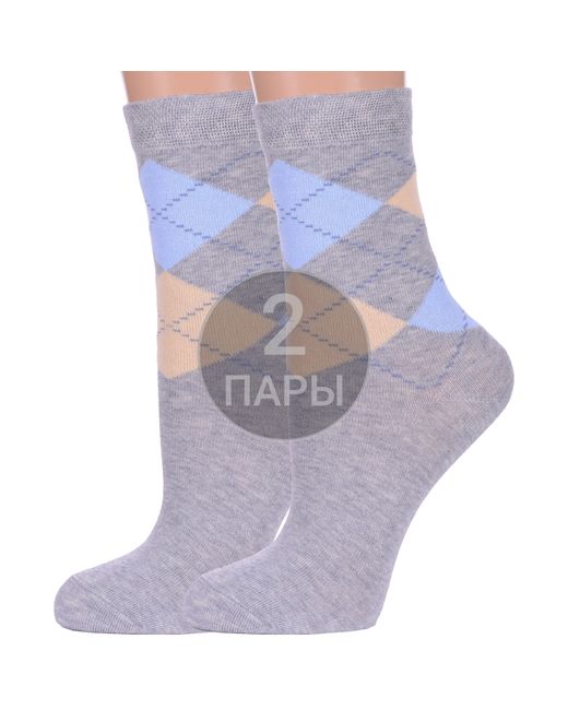 Para Socks Комплект носков женских 2-L1D17 серых 2 пары