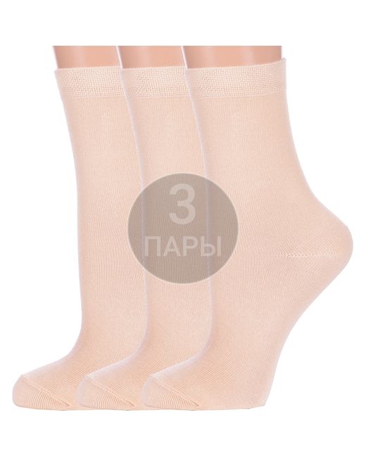 Para Socks Комплект носков женских 3-L1 бежевых 3 пары