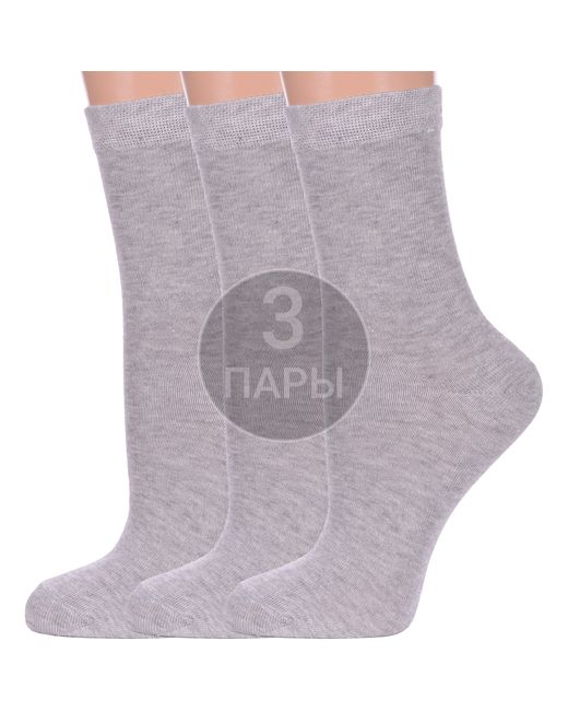 Para Socks Комплект носков женских 3-L1 серых 3 пары