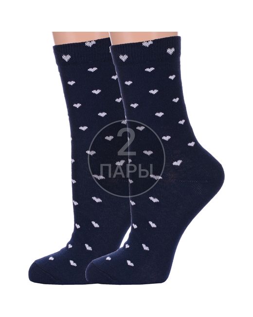 Para Socks Комплект носков женских 2-L1D3 синих 2 пары