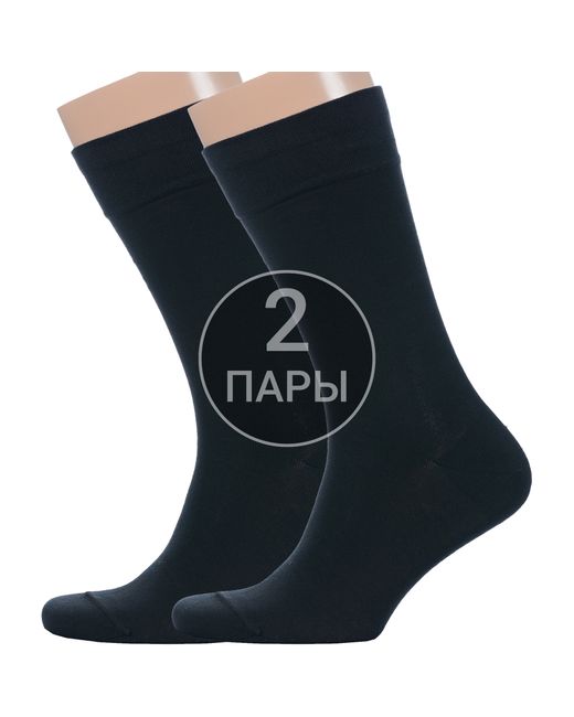 Lorenzline Комплект носков мужских 2-Н3 черных 2 пары