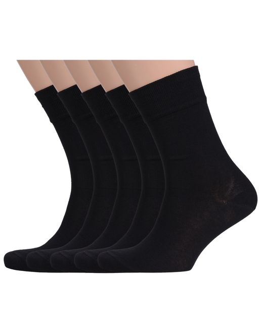 Lorenzline Комплект носков мужских 5-К1 черных