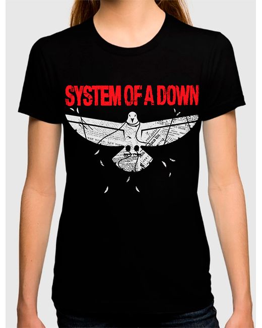 Dream Shirts Футболка System of a Down 5000749-1 черная
