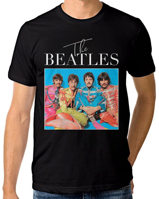 Dream Shirts Футболка The Beatles 1000954-2 черная