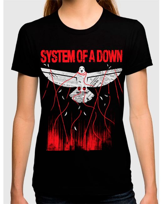 Dream Shirts Футболка System of a Down 5000748-1 черная