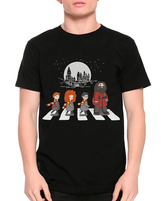 Dream Shirts Футболка The Beatles Гарри Поттер 1000915-2 черная