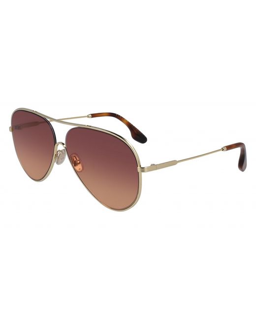 Victoria Beckham Солнцезащитные очки VB133S коричневые
