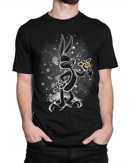 Dream Shirts Футболка мужская Кролик Багз Банни 1000983-2 черная