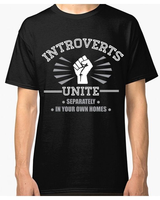 DreamShirts Studio Футболка Интроверт 128-introverts-2 черная