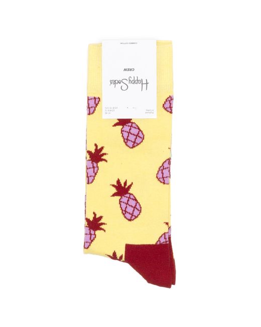 Happy Socks Носки унисекс Happy-Socks-Pineapple разноцветные