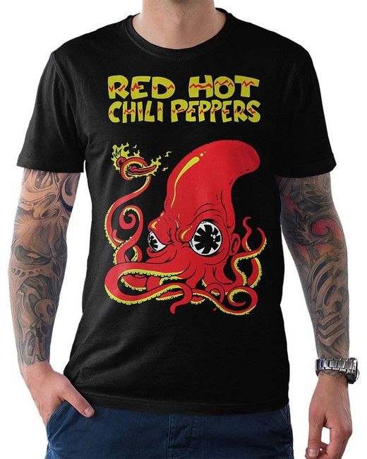 DreamShirts Studio Футболка Red Hot Chili Peppers RHCP RHC-88881b-2 черная
