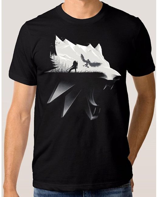 DreamShirts Studio Футболка Ведьмак Геральт The Witcher 2 черная