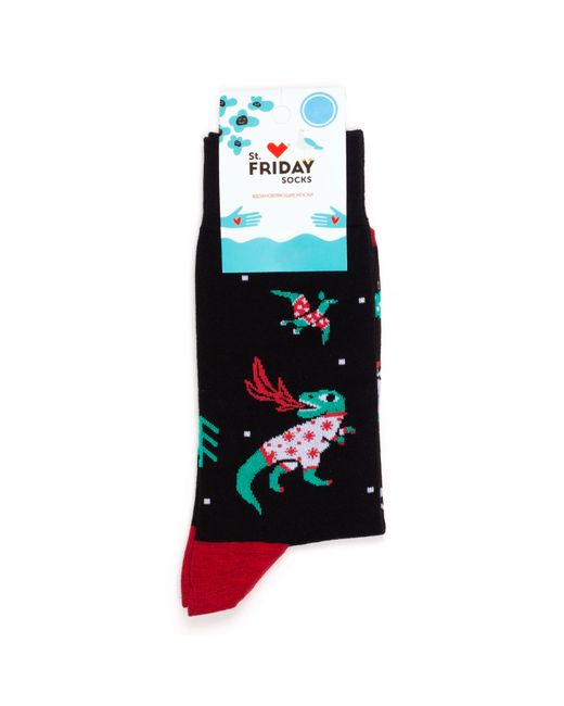 St. Friday Socks Носки унисекс Dinos разноцветные