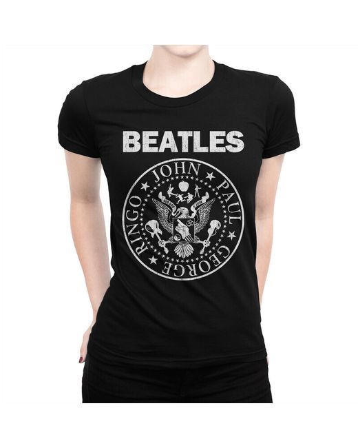 Dream Shirts Футболка The Beatles 1000417-1 черная